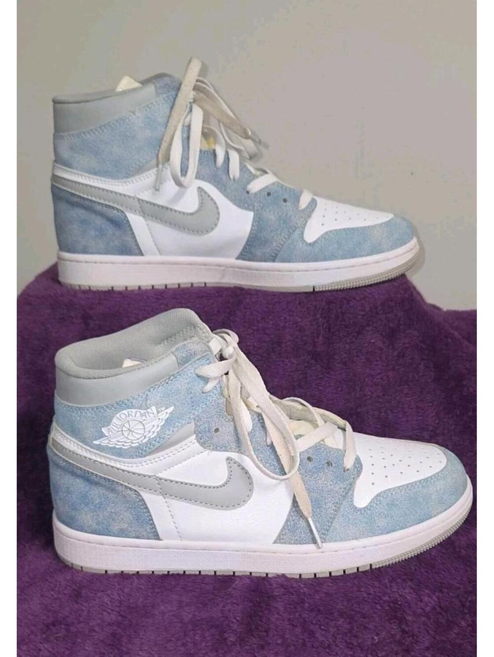 Nike Air Jordan 1 High OG Hyper Royal Smoke Grey 575441-402 Size 8.5